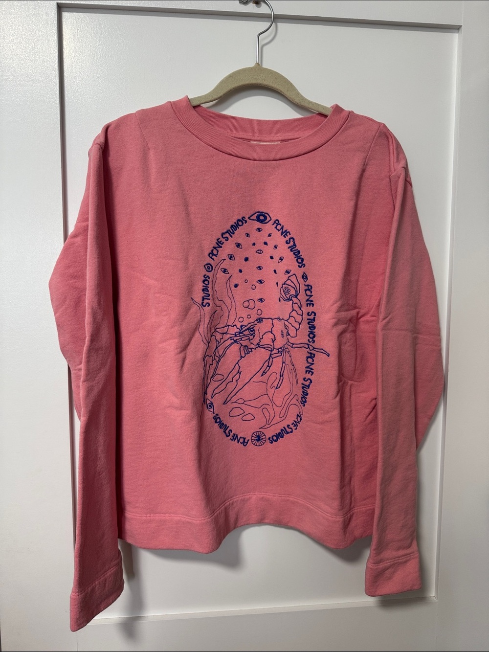 Acne Studios Pink Crewneck Sweatshirt